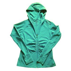 Good Move by Life is Good Athletic Hoodie Dusty Teal Cotton/Spandex Size M(E104)